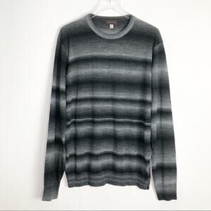 Nwot Thomas Dean Men's XL Ombré Stripe Crewneck Sweater